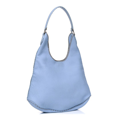 Fendi Cuoio Romano Selleria Shoulder Bag Sky Blue 2 of 10