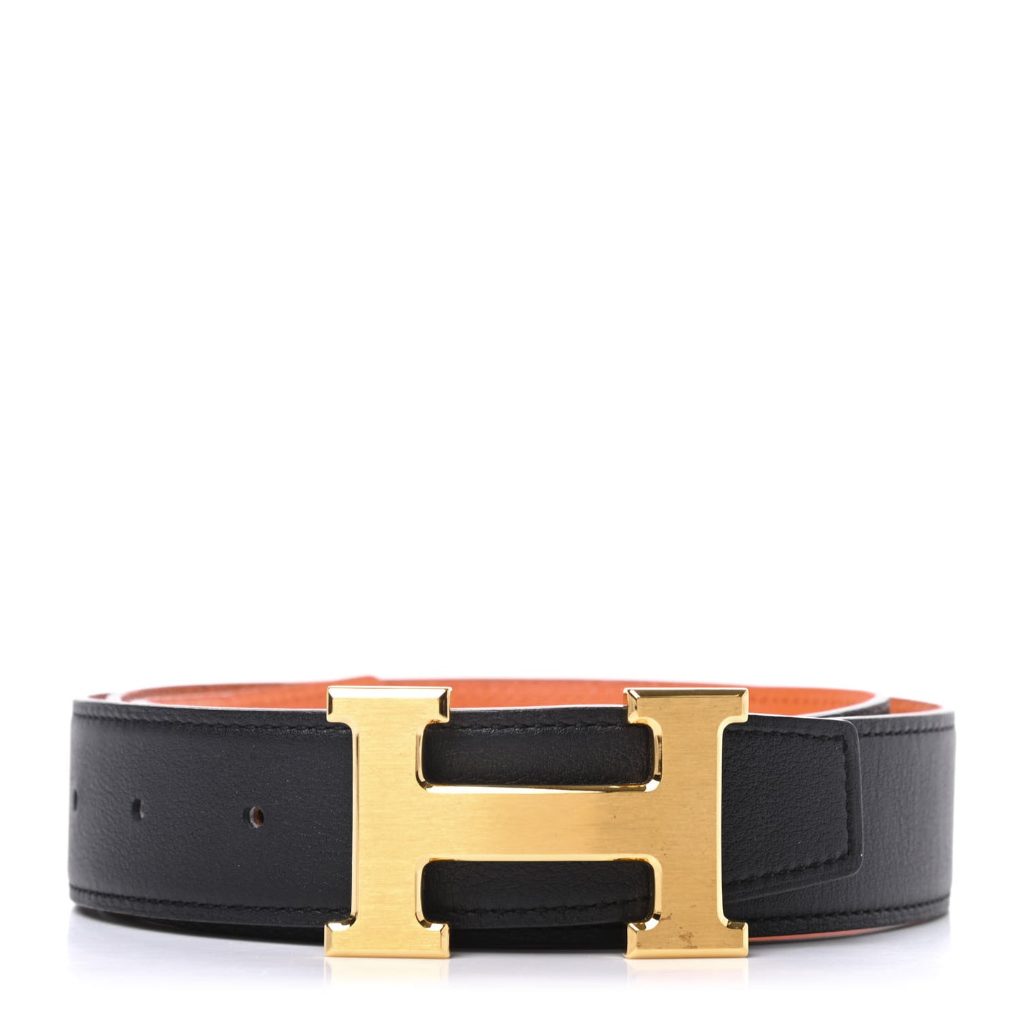 Swift Epsom 32mm H Belt 85 Black Orange
