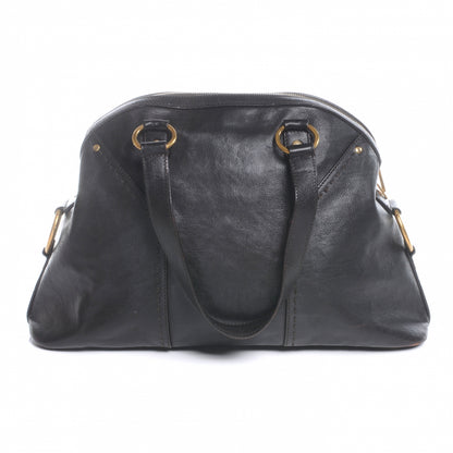 Saint Laurent Leather Large Muse Dark Brown 3 of 8