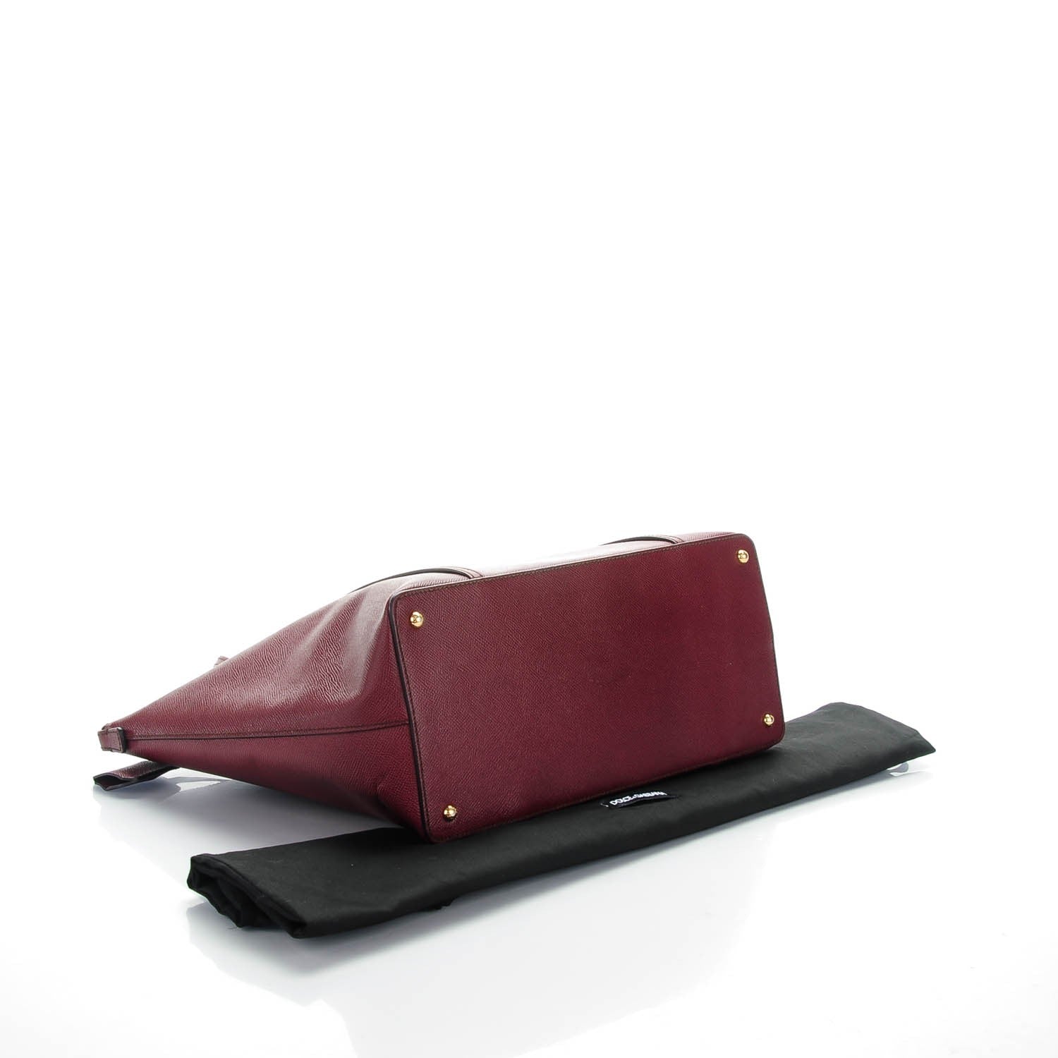 Dolce & Gabbana Textured Calfskin Miss Escape Tote Grapes 4 of 6