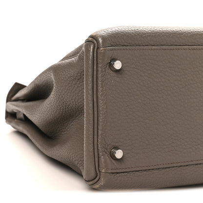 Hermes Togo Kelly Retourne 35 Etain 9 of 10