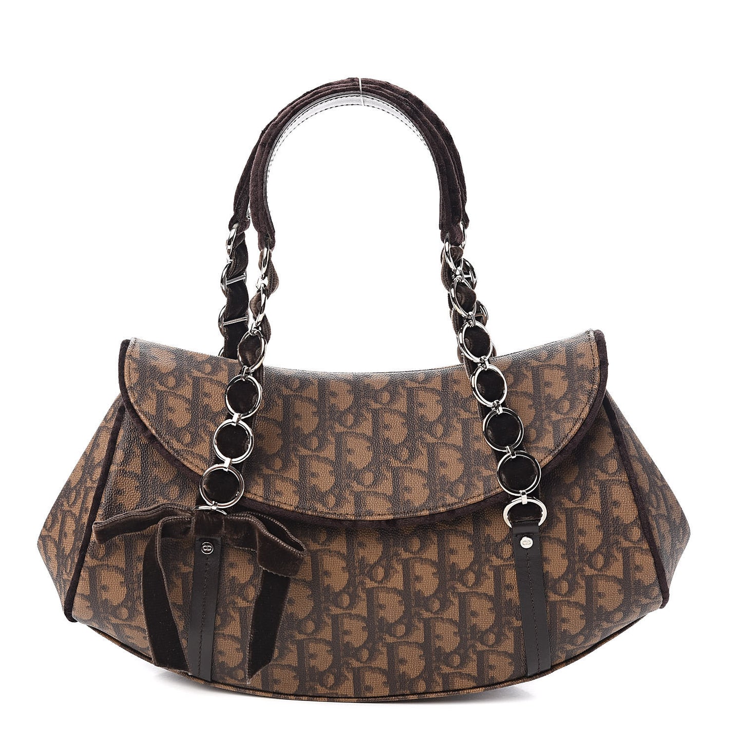 Monogram Romantique Trotter Bag Brown