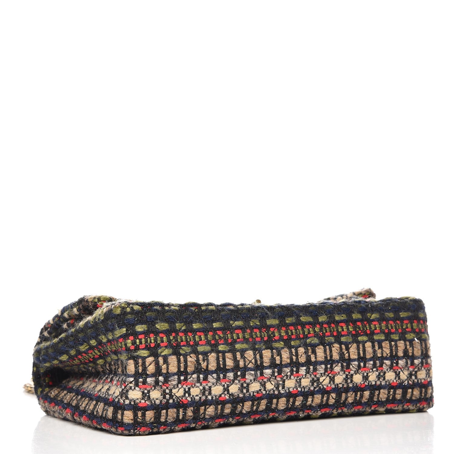 Chanel Tweed 2.55 Reissue 225 Flap Green Red Beige Black 4 of 7