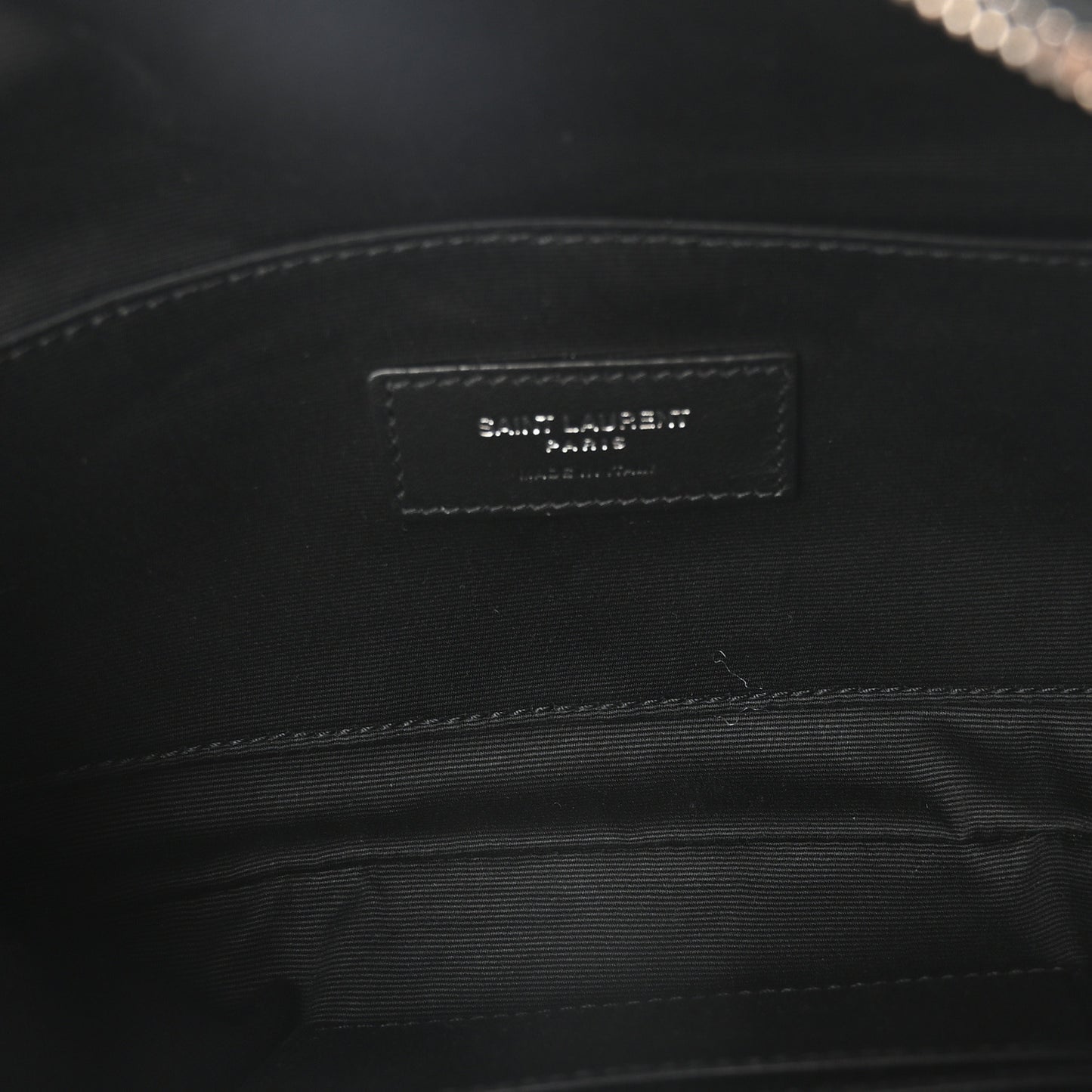 Lambskin Monogram Belt Bag Black
