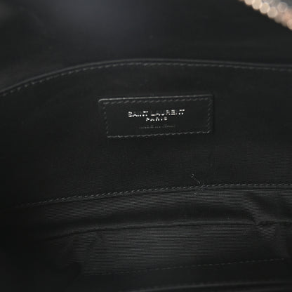 Saint Laurent Lambskin Monogram Belt Bag Black 5 of 10