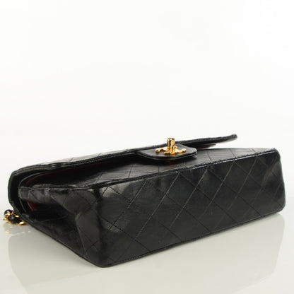 Chanel Lambskin Quilted Medium Double Flap Black 4 of 9