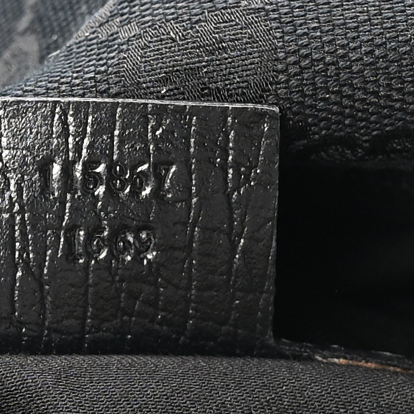 Monogram Medium Horsebit Chain Hobo Black