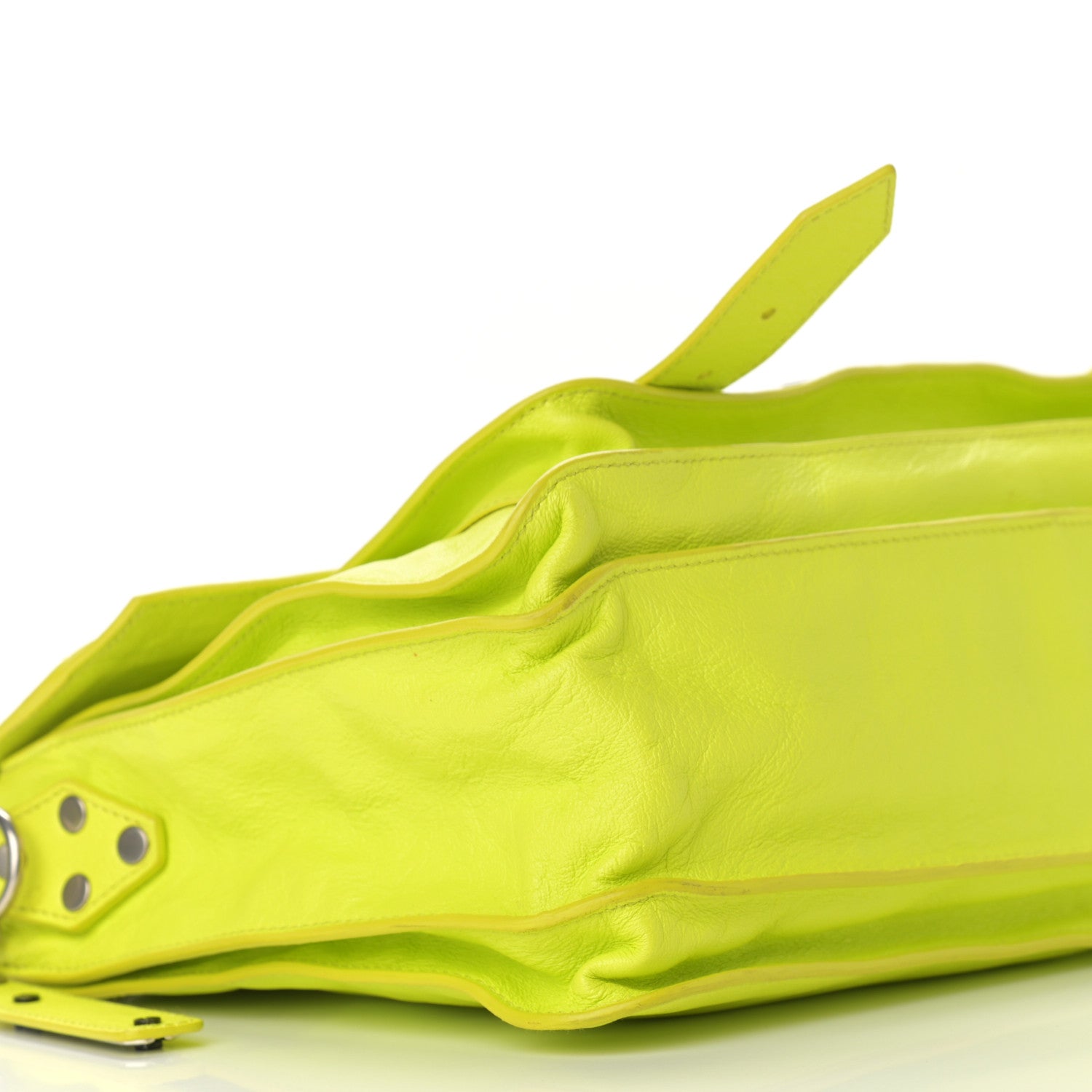 Proenza Schouler Lambskin Medium PS1 Satchel Sulfur 9 of 18