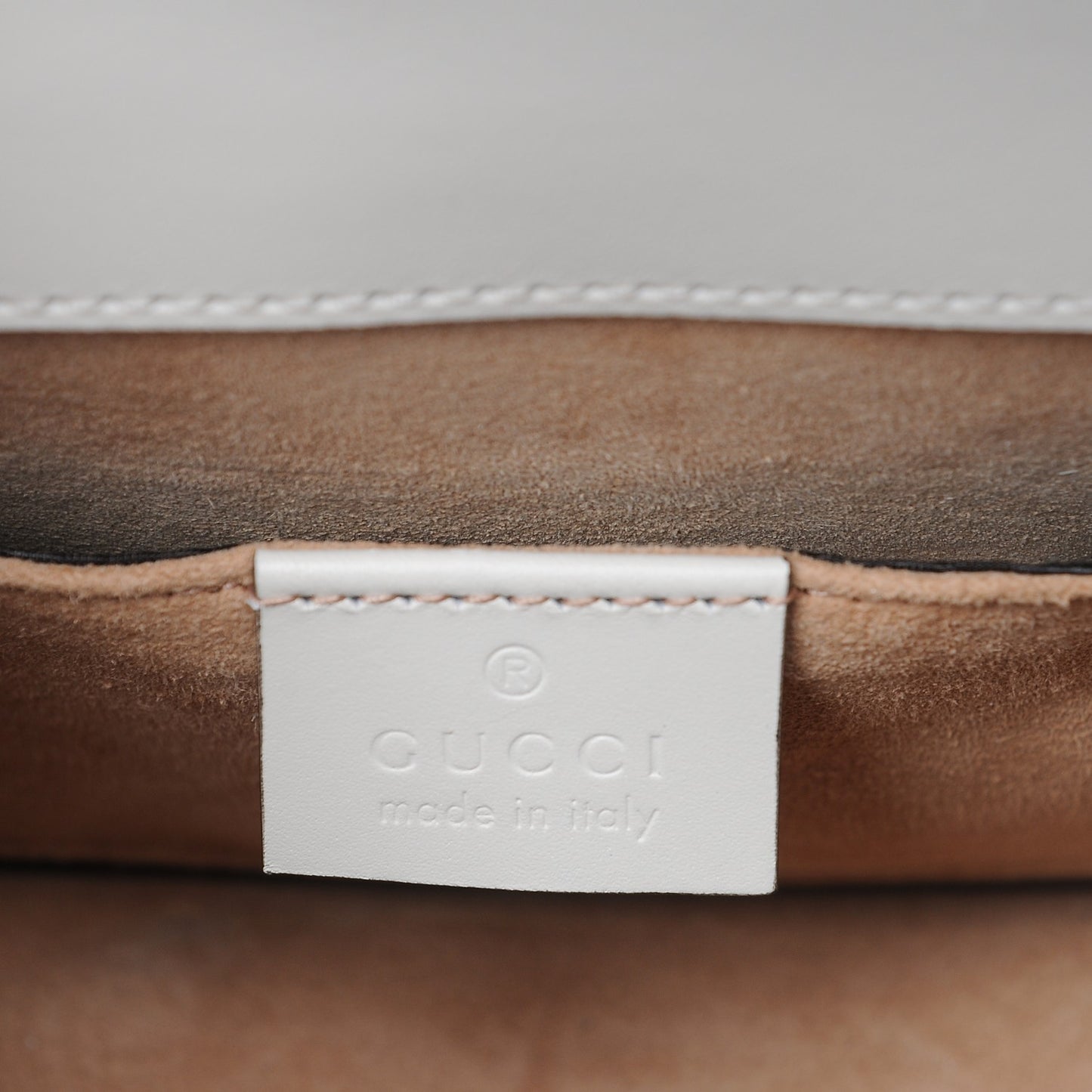 Calfskin Mini Sylvie Chain Shoulder Bag White
