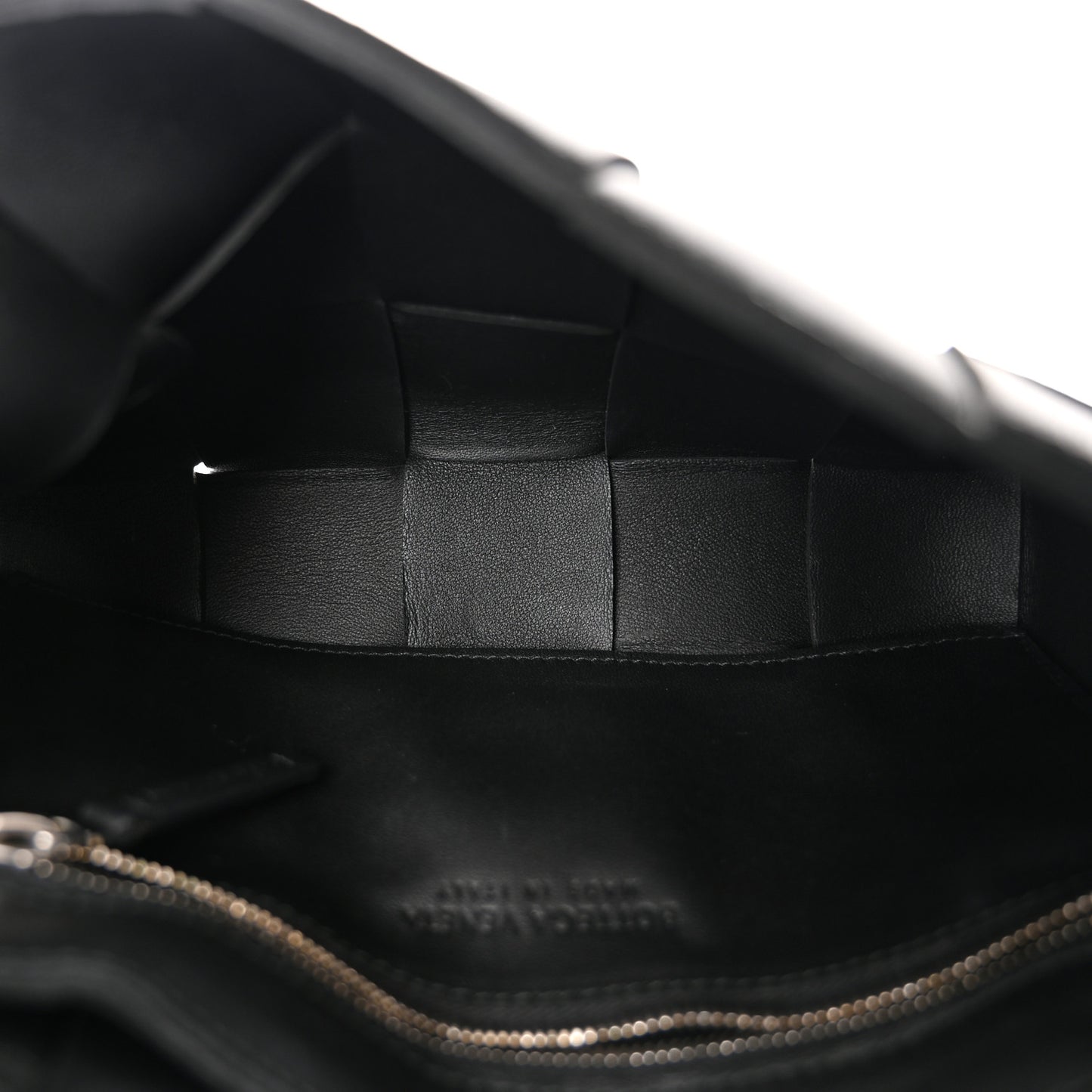 Lambskin Maxi Intrecciato Cassette Crossbody Bag Black