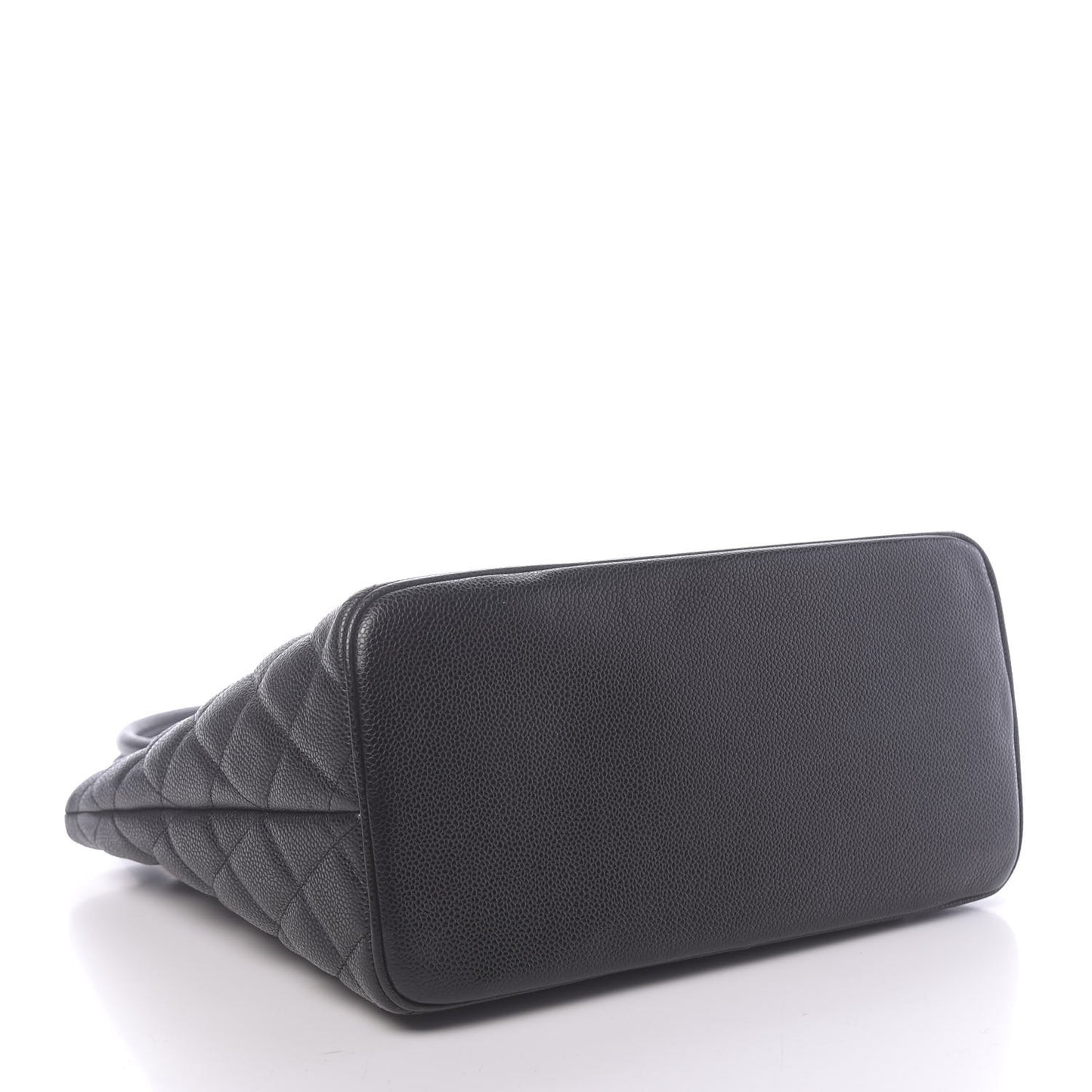 Caviar Quilted Medallion Tote Black