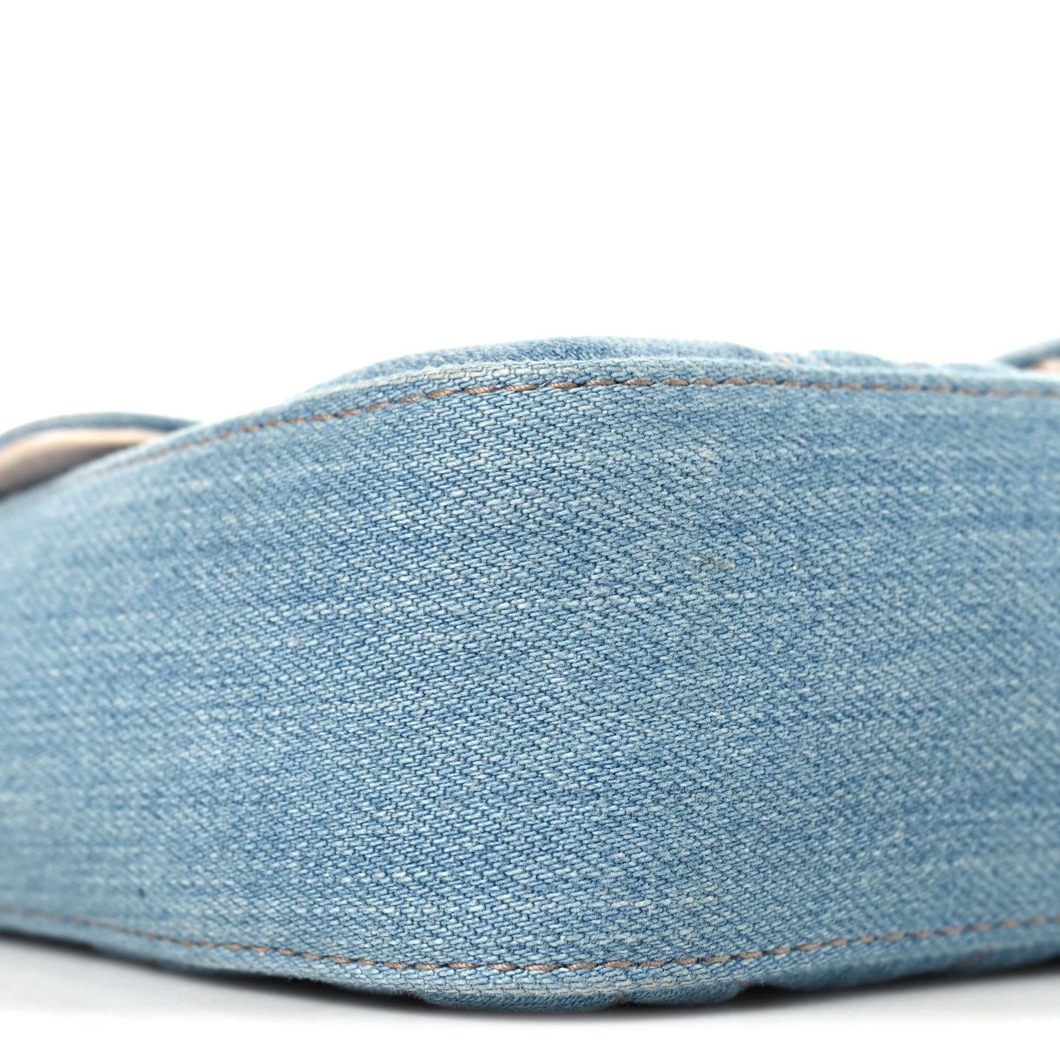 Gucci Denim Matelasse Mini Pearly GG Marmont Shoulder Bag Blue Gucci Denim Matelasse Mini Pearly GG Marmont Shoulder Bag Blue