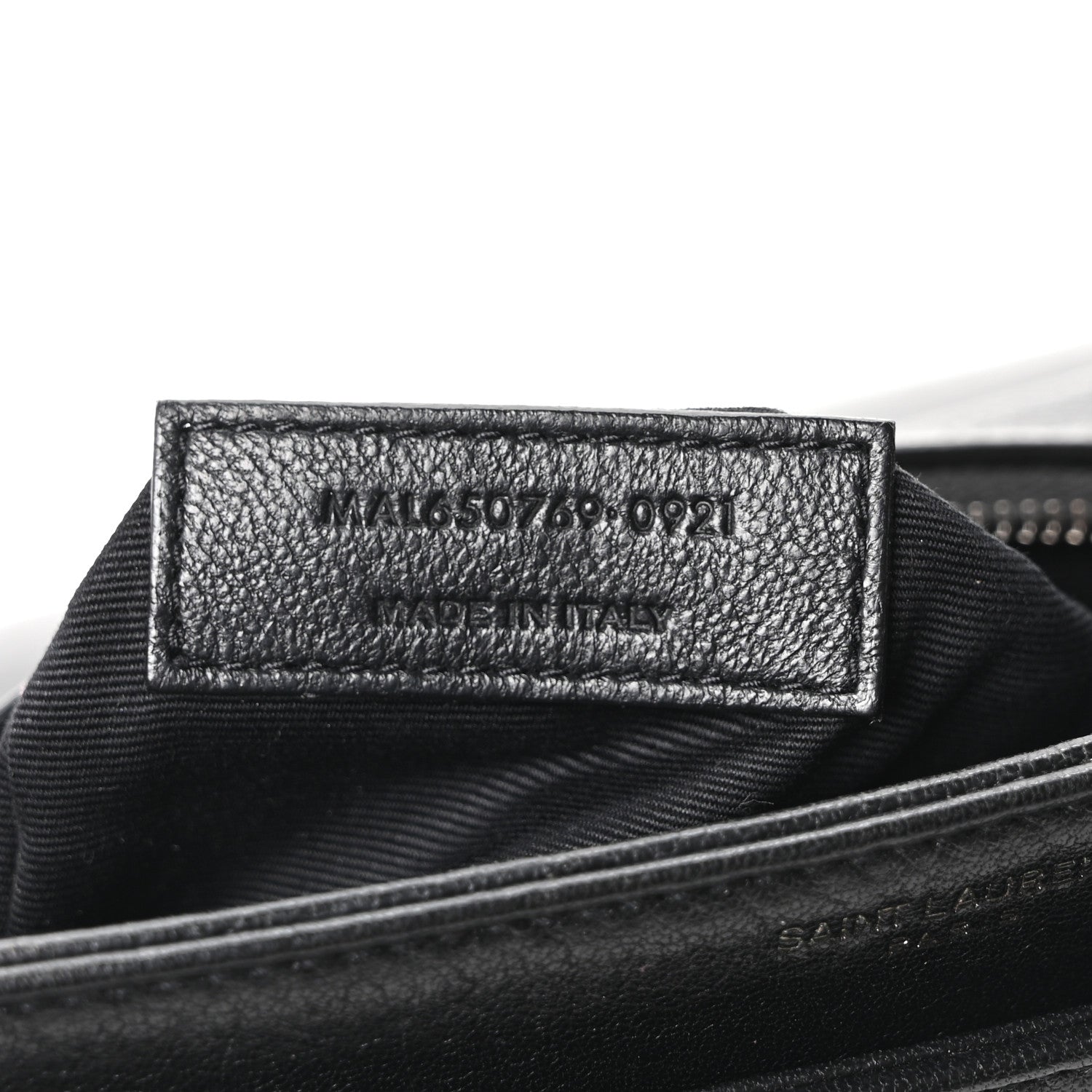 Saint Laurent Lambskin Quilted Mini Becky Chain Bag Black 7 of 10