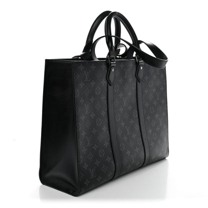 Louis Vuitton Monogram Eclipse Sac Plat 24H 3 of 9