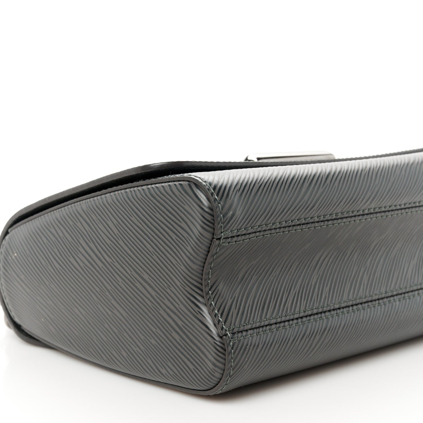 Epi Twist Shoulder Bag MM Platine