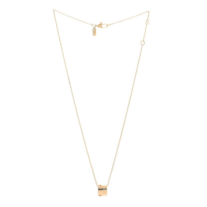 Gucci 18K Yellow Gold Icon Heart Twirl Pendant Necklace 2 of 4