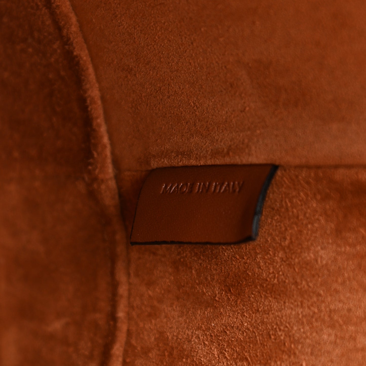 Smooth Calfskin Small Cuir Triomphe Bucket Bag Tan