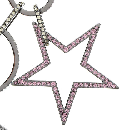 Chanel Ruthenium Crystal CC Star Moon Star Necklace 5 of 7