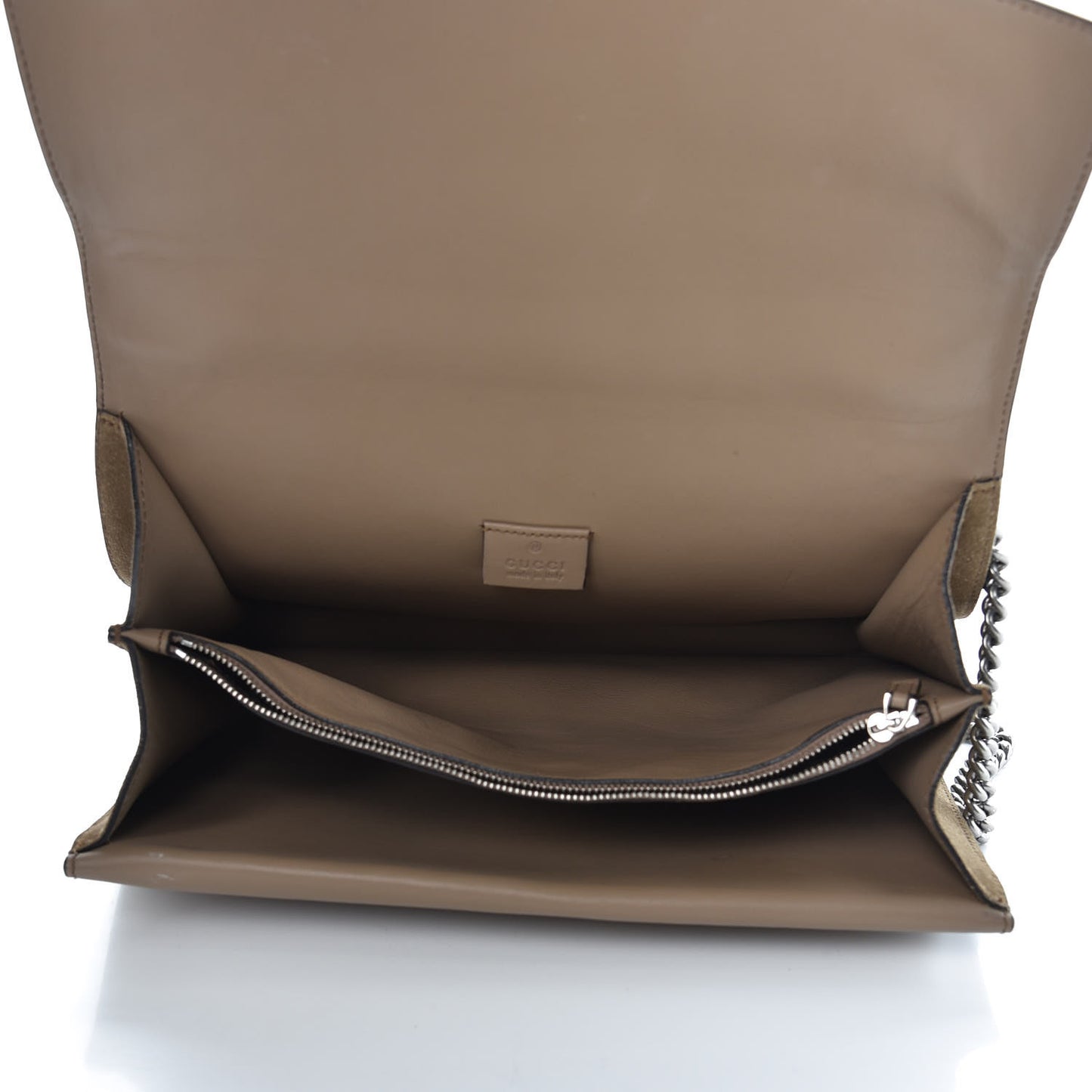 Suede Medium Dionysus Shoulder Bag Taupe