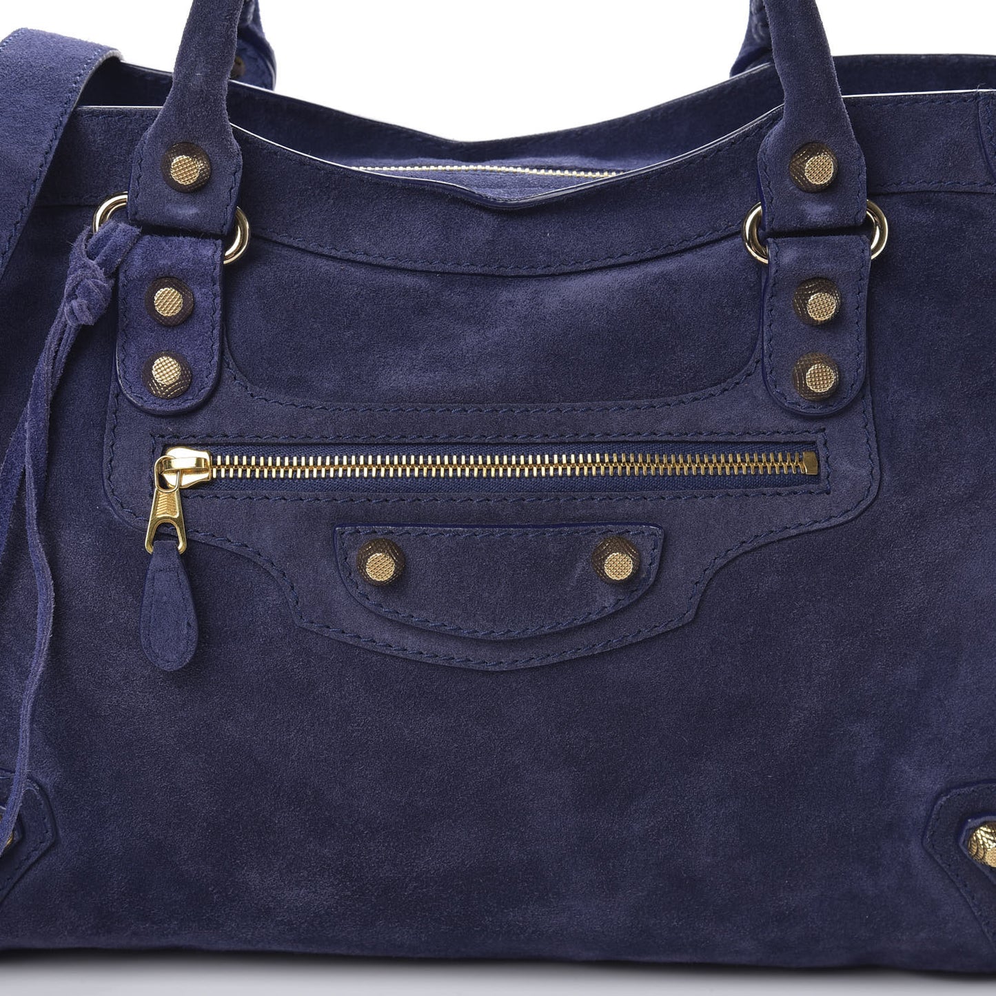 Baby Daim Suede Giant 12 Gold Hardware City Bleu Nuit