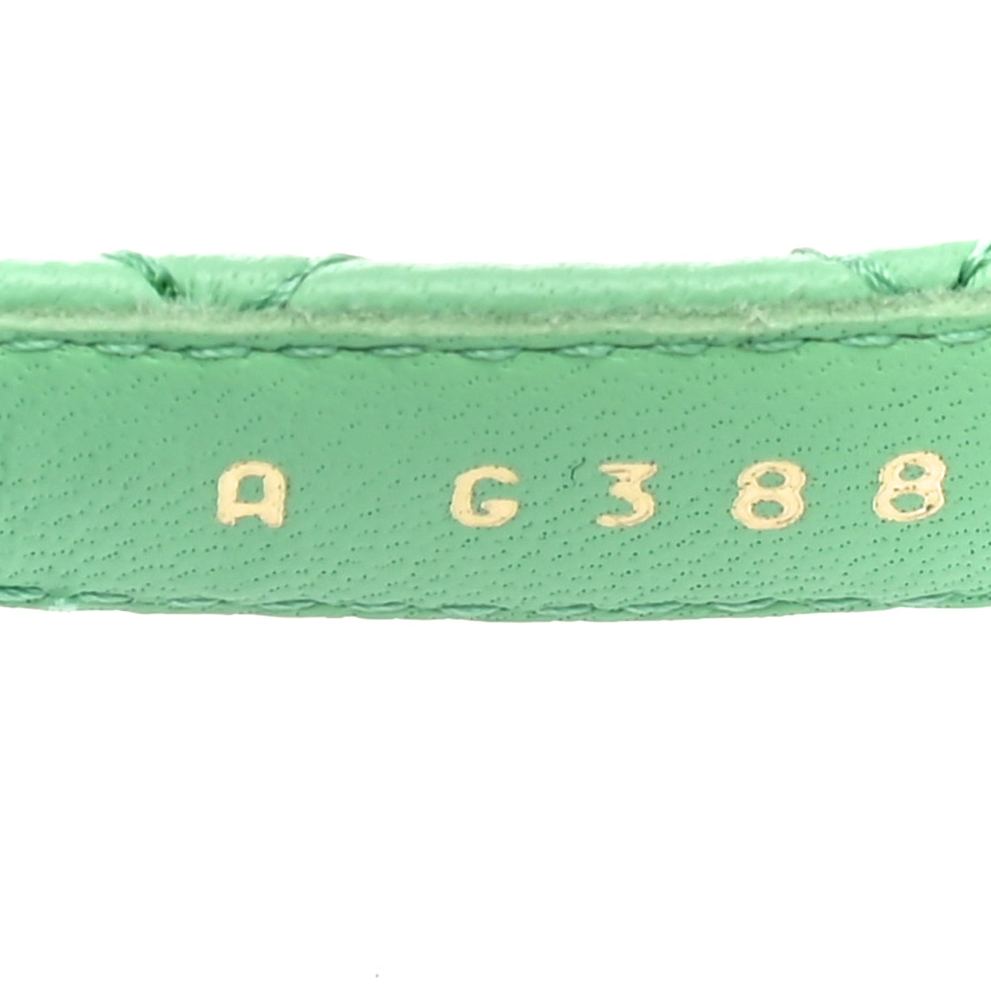 Lambskin Logo Platform Sandals 39 Turquoise Green Gold