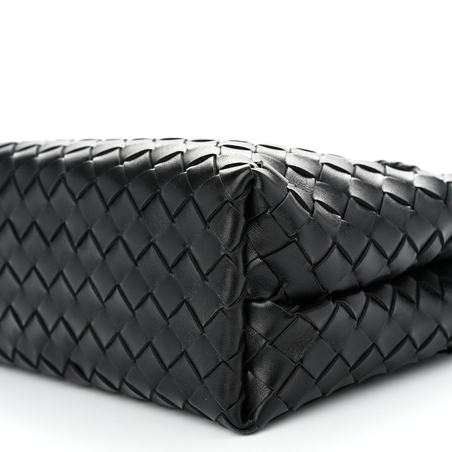 Nappa Intrecciato Small Andiamo Shoulder Bag Black