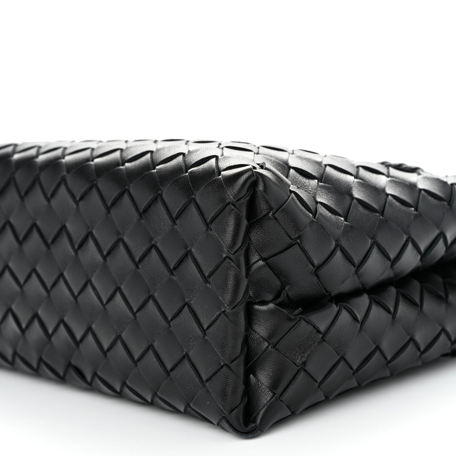 Bottega Veneta Nappa Intrecciato Small Andiamo Shoulder Bag Black 9 of 9