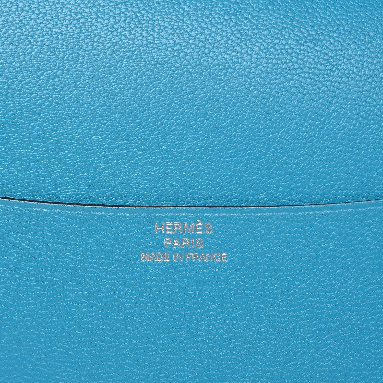 Hermes Lambskin Globe Trotter Agenda Cover Turquoise 6 of 8