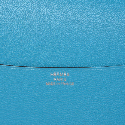 Hermes Lambskin Globe Trotter Agenda Cover Turquoise 6 of 8