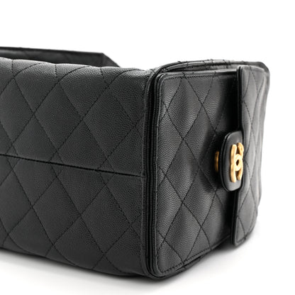 Chanel Caviar Quilted Small Chanel 25 Handbag Black 10 of 11