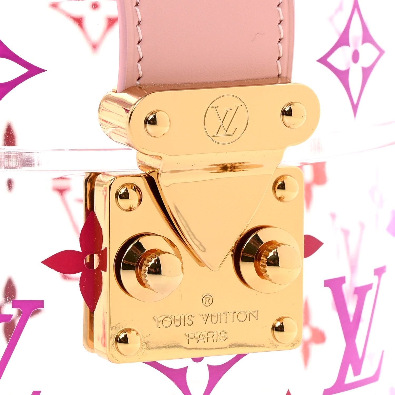 Louis Vuitton Transparent Plexiglass Box Scott Rose Ballerine 5 of 7