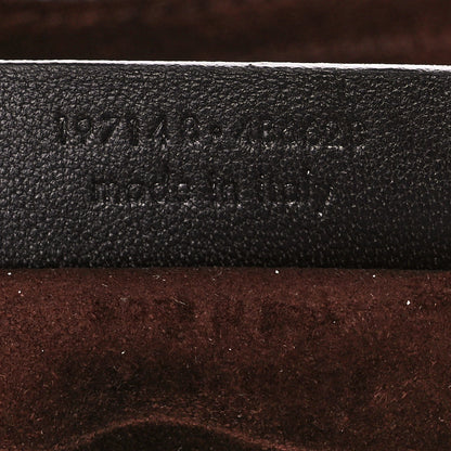 Saint Laurent Nubuck Crocodile Embossed Large Muse Two Brown 7 of 10