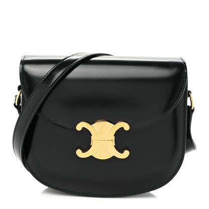 Celine Shiny Calfskin Teen Besace Black 1 of 11
