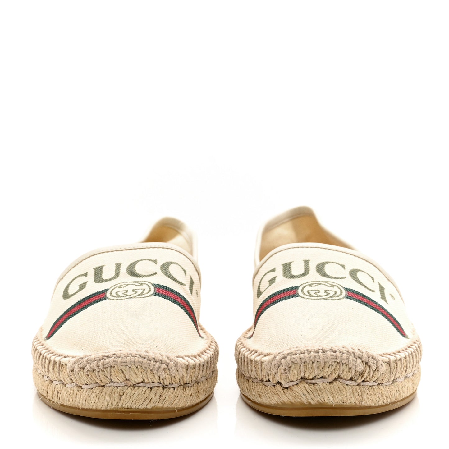 Canvas Logo Espadrilles Greggio 38 White