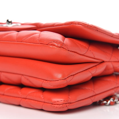 Chanel Lambskin Quilted Flap Red 9 of 10