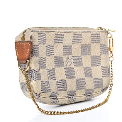 Louis Vuitton Damier Azur Mini Pochette Accessories 2 of 13