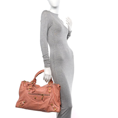 Balenciaga Agneau Giant 21 Gold Hardware Work Vieux Rose 2 of 12