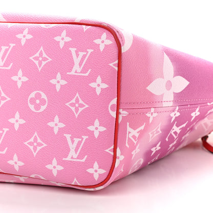 Louis Vuitton Monogram Escale Neverfull MM Rouge 10 of 10