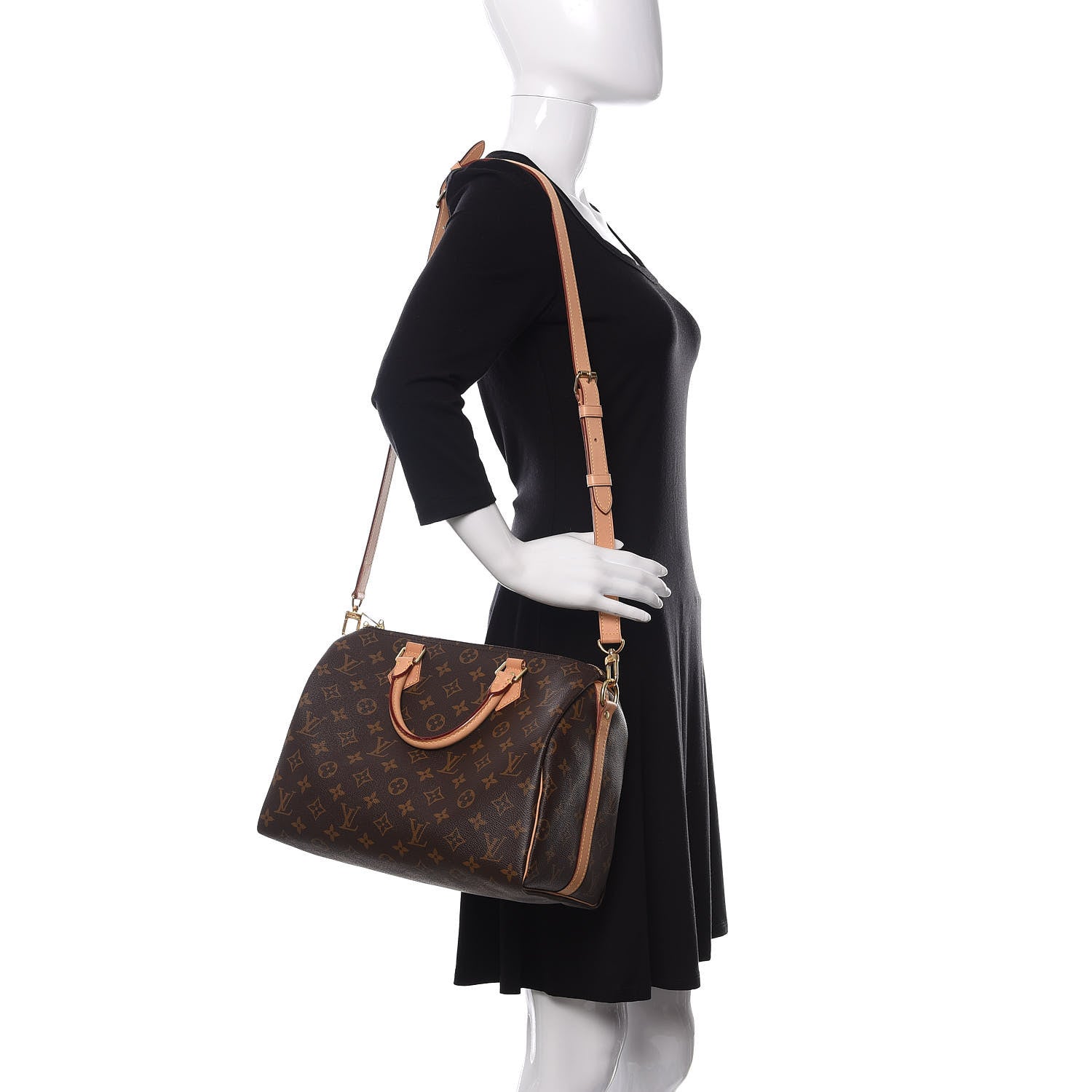 Louis Vuitton Monogram Speedy Bandouliere 30 2 of 11