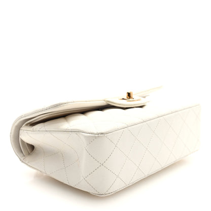 Chanel Caviar Quilted Small Double Flap White 4 of 10