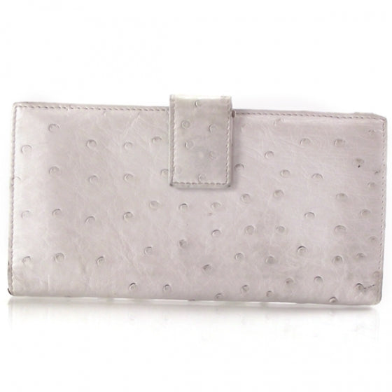 Gucci Ostrich Signature Chain Link Wallet 2 of 10