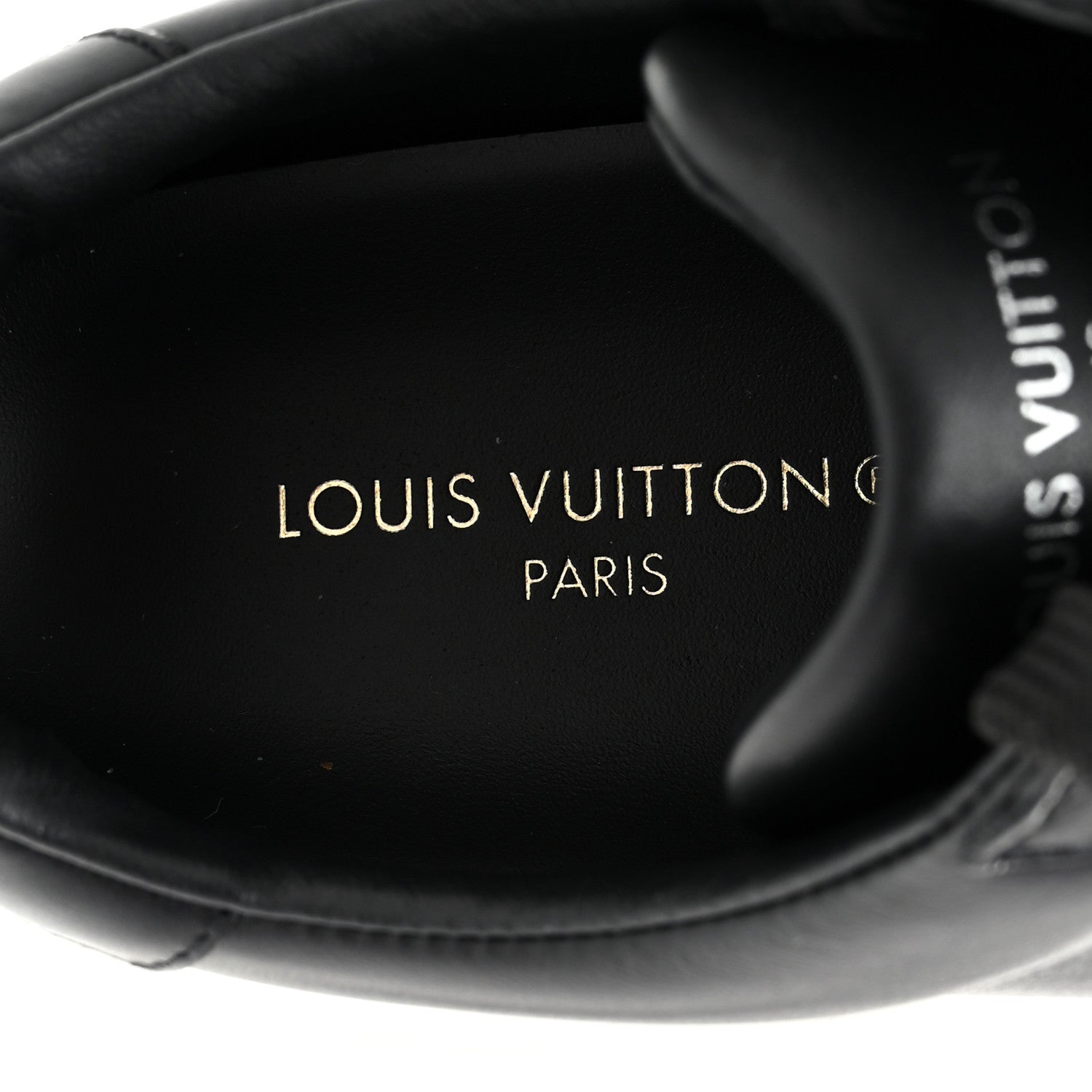 Louis Vuitton Calfskin Time Out Sneakers 37 Black 7 of 9
