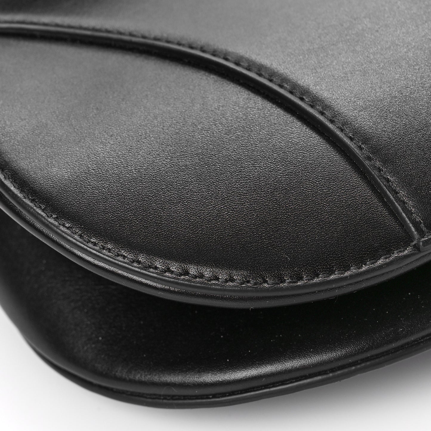 Calfskin Saddle Bag Black