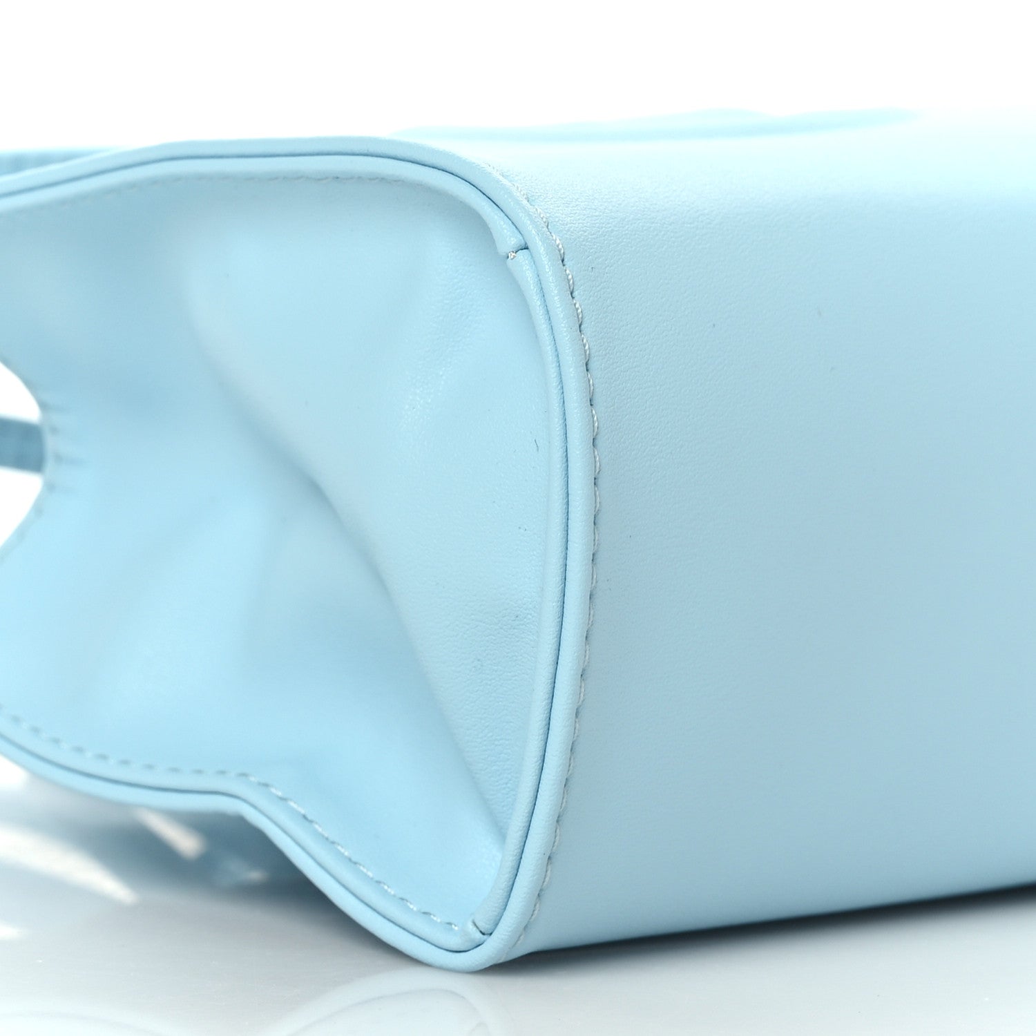 Telfar Vegan Leather Small Shopping Bag Pool Blue 7 of 8