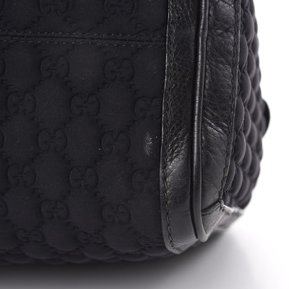 Gucci Guccissima Neoprene Medium Techno Tag Boston Black 10 of 14