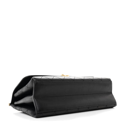 Chanel Lambskin Quilted Small Coco Lux Flap  Black 4 of 11
