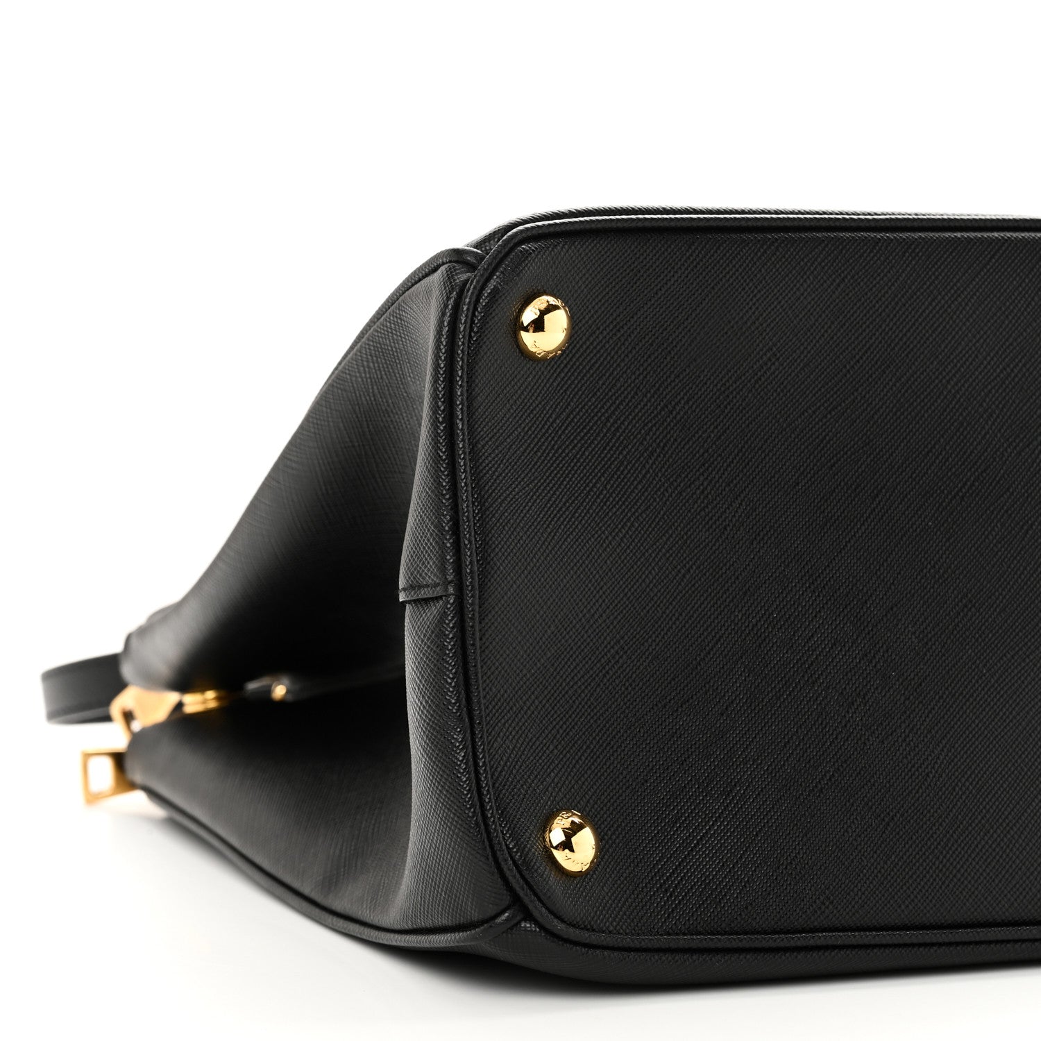 Prada Saffiano Lux Large Galleria Double Zip Tote Black 8 of 9
