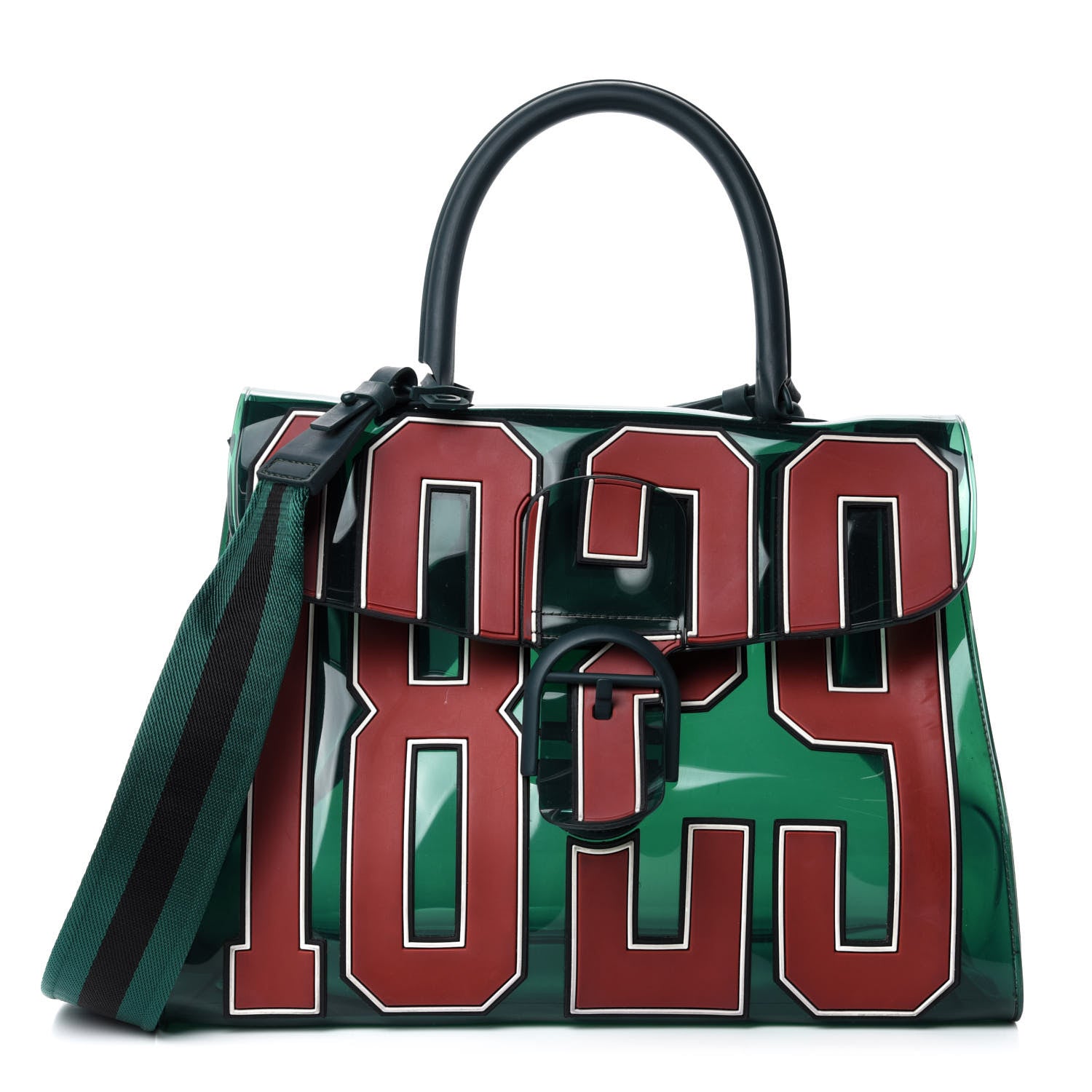 Delvaux PVC The Hero 1829 Brillant Satchel Vert 1 of 9