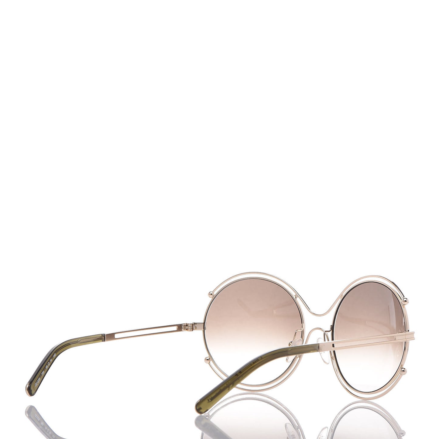 Isidora Oversized Round Sunglasses CE122S Gold