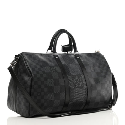 Louis Vuitton Damier Graphite 3D Keepall Bandouliere 50 2 of 13